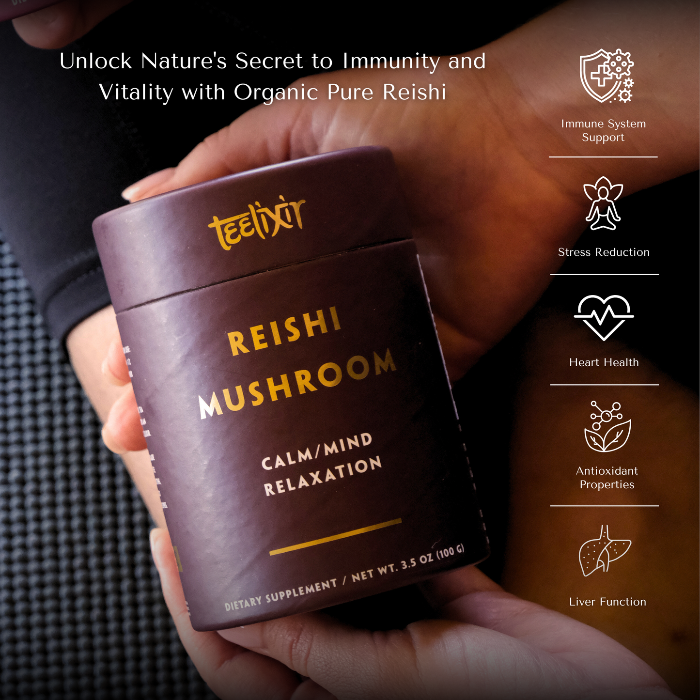 Teelixir Organic Reishi Mushroom 1Kg