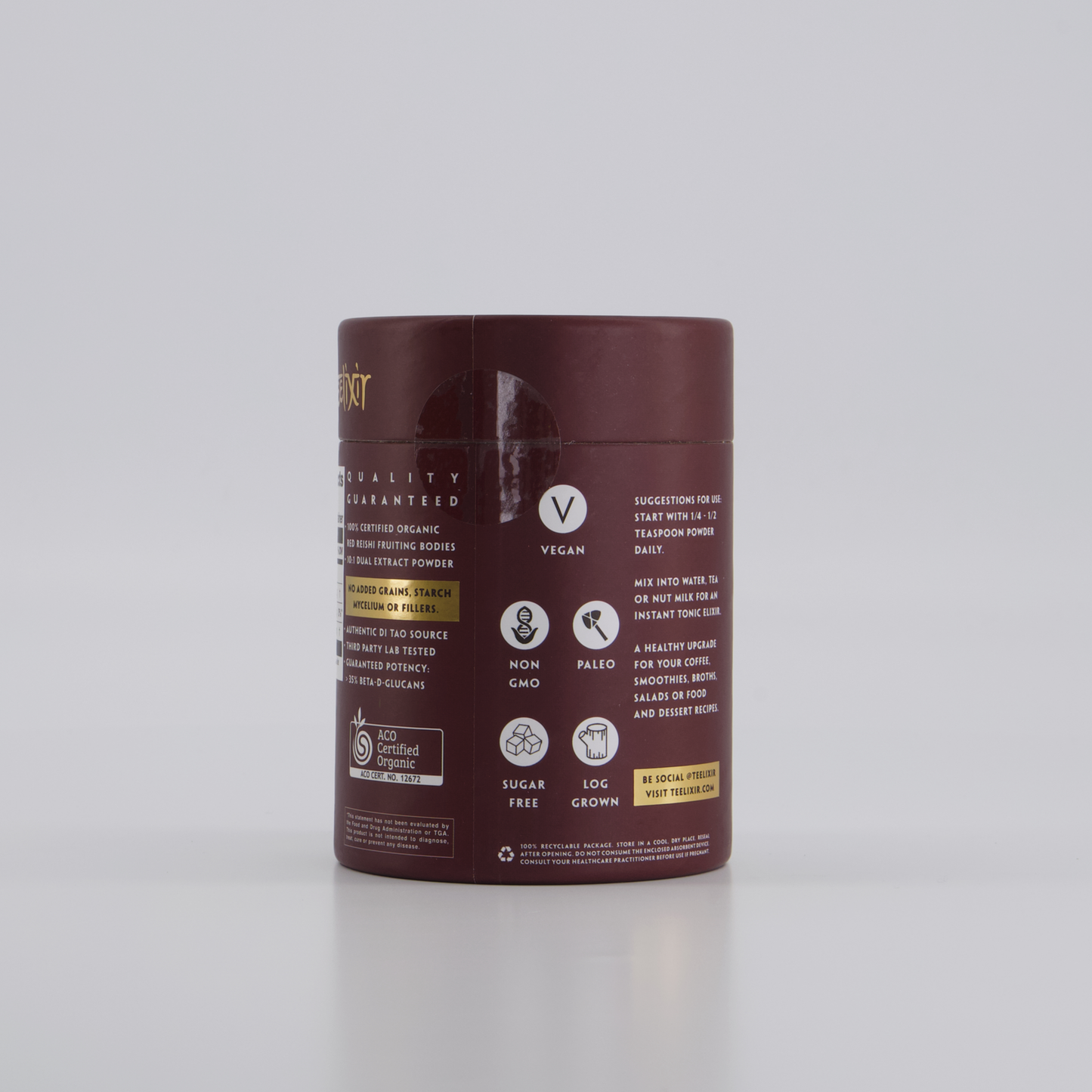 Teelixir Organic Reishi Mushroom 1Kg