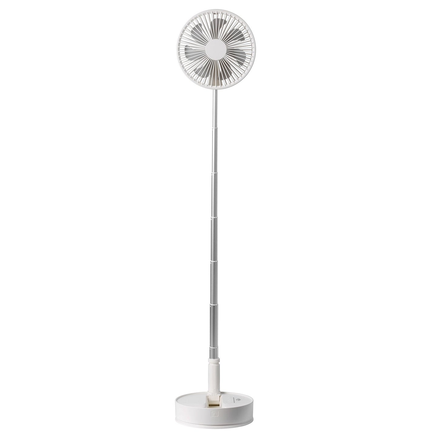 VEVOR 8 Inch Foldable Oscillating Standing Fan with Remote Control, 4 Speed Adjustable Portable Desk Quiet Fan, 7200mah Rechargeable USB Small Fan, Folded Rotating Floor Fan for Bedroom Office Travel