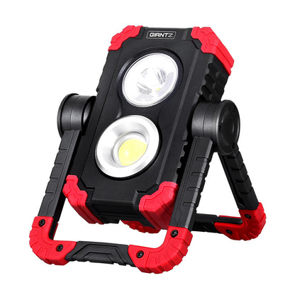 Giantz Rechargeable LED Work Light Cordless Torch USB Folding Rotation Lamp