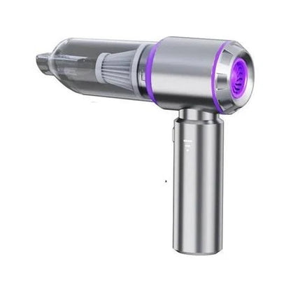 Braneit™ Portable Handheld Vacuum Cleaner Rechargeable Silver Purple